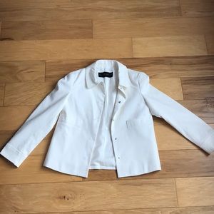 Zara while blazer BN